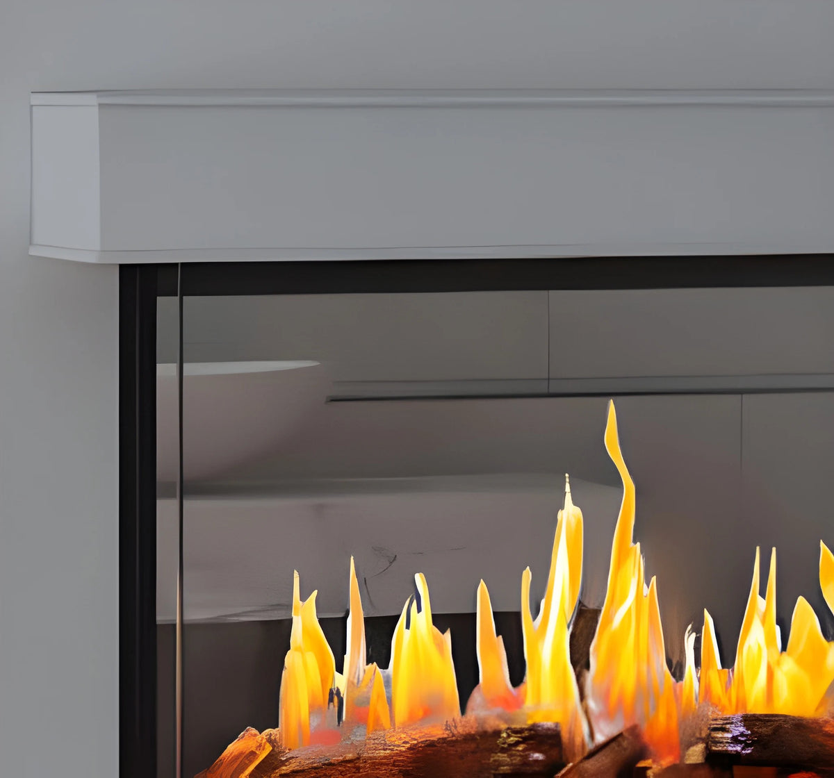 Modern Flames Nova Clear 48-Inch See-Through Electric Fireplace