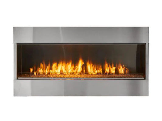 Majestic Lanai 48" Linear Contemporary Outdoor Vent Free Natural Gas Fireplace with Single-Sided IntelliFire Ignition System