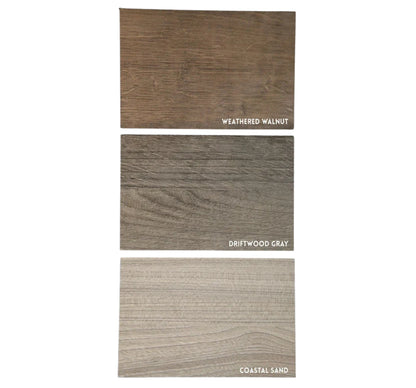Modern Flames Driftwood Grey Allwood Side Wall Option with Shelves 1-side for Orion Slim 60" Fireplace