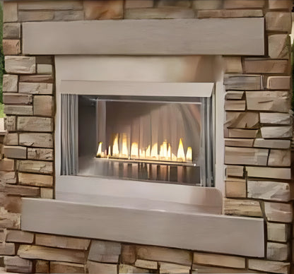 Empire Hearth Carol Rose Coastal 36" Premium Outdoor Firebox with Stainless Steel Flush Front Refractory Liner