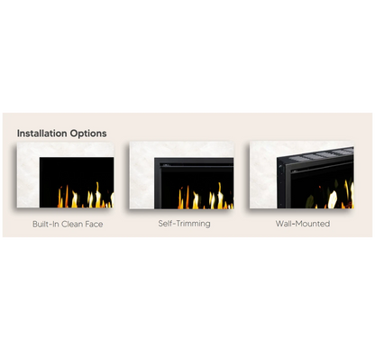 Modern Flames Orion V2 Slim 100" Heliovision Virtual Smart Built-In Electric Fireplace