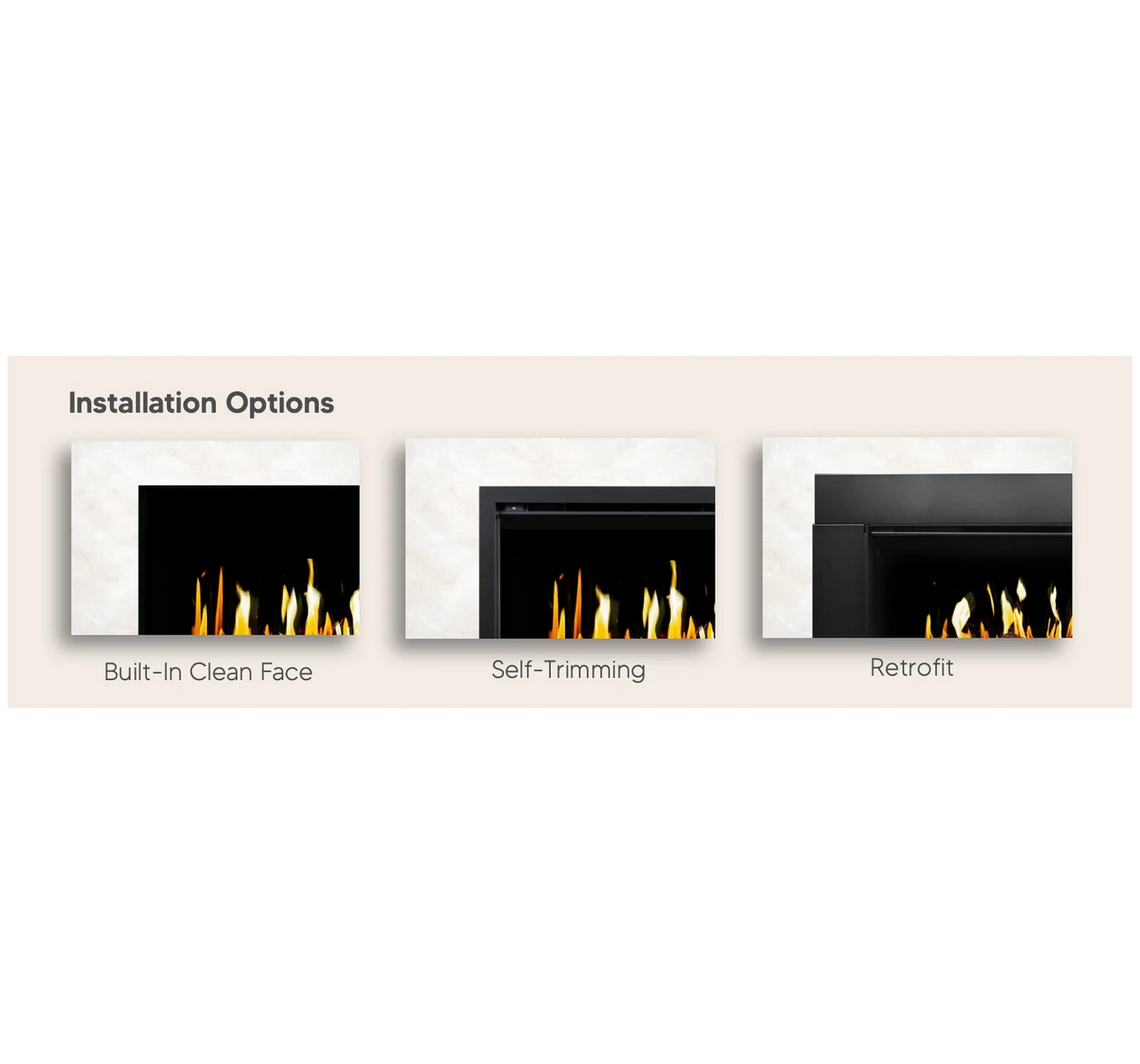 Modern Flames Orion V2 Traditional 30" Heliovision Virtual Smart Built-In Electric Fireplace Insert