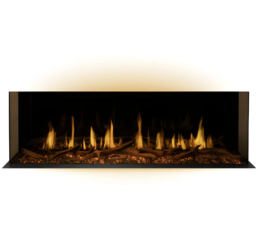 Modern Flames Orion Multi 120" Heliovision Built-in/Wall Mounted Virtual Linear Electric Fireplace
