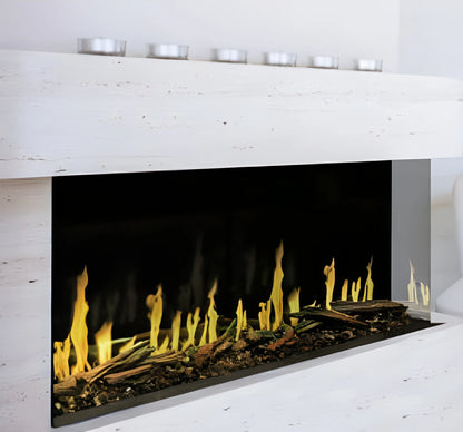 Modern Flames Orion Multi 76" Heliovision Built-in/Wall Mounted Virtual Linear Electric Fireplace