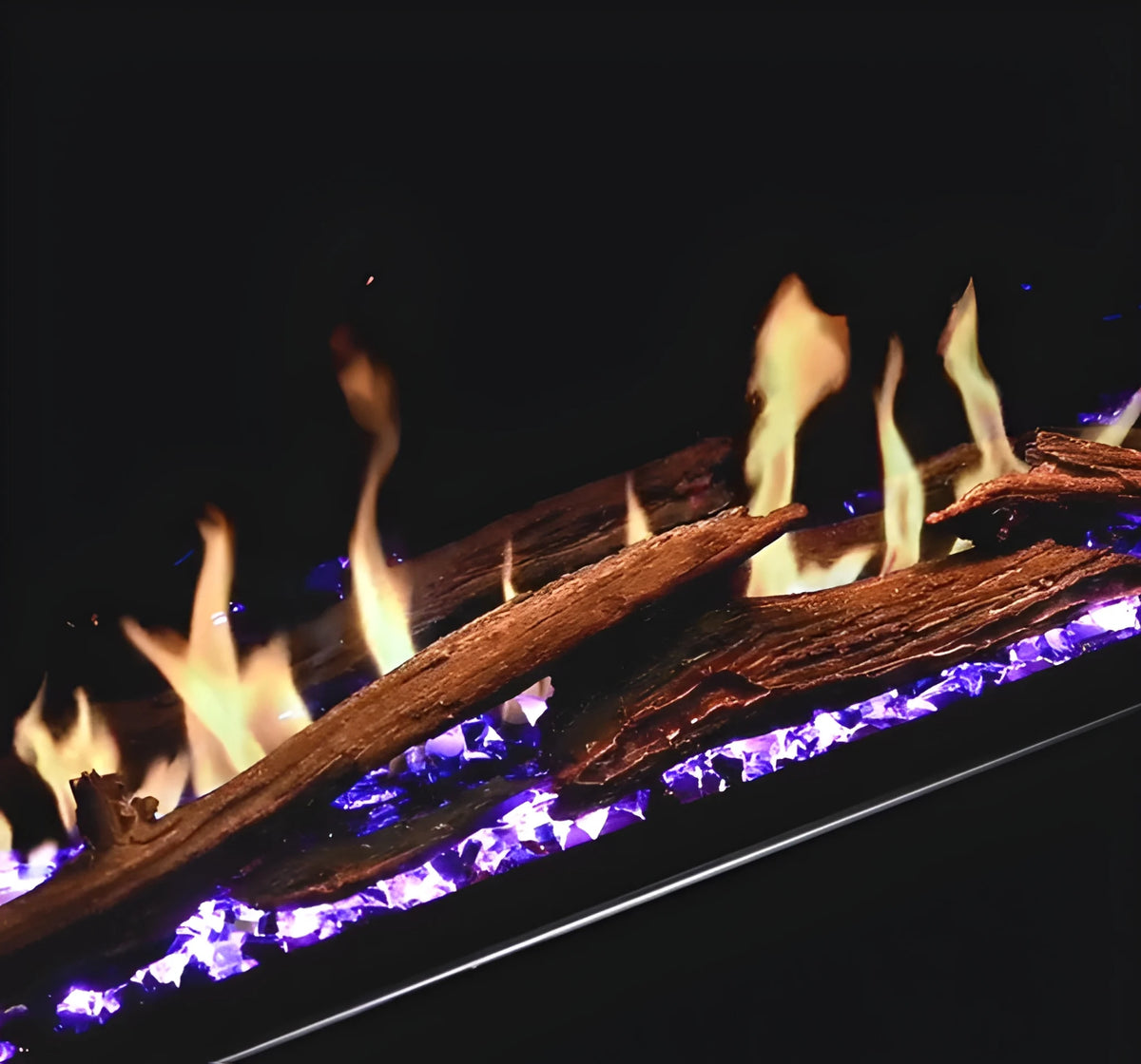 Modern Flames Orion Slim 52" Heliovision Built-in/Wall Mounted Virtual Linear Electric Fireplace