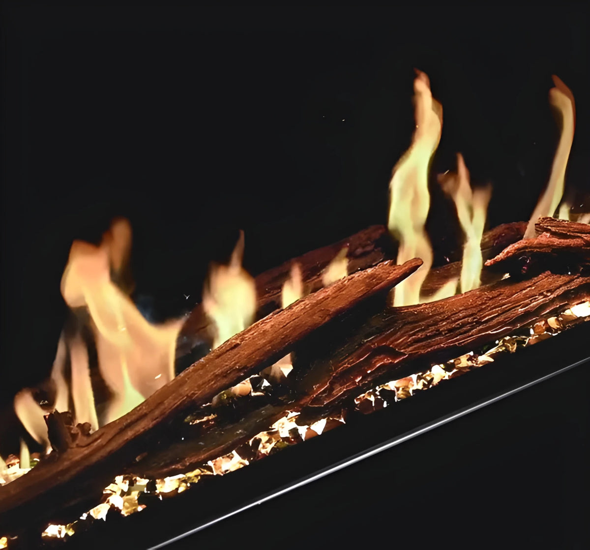 Modern Flames Orion Slim 52" Heliovision Built-in/Wall Mounted Virtual Linear Electric Fireplace