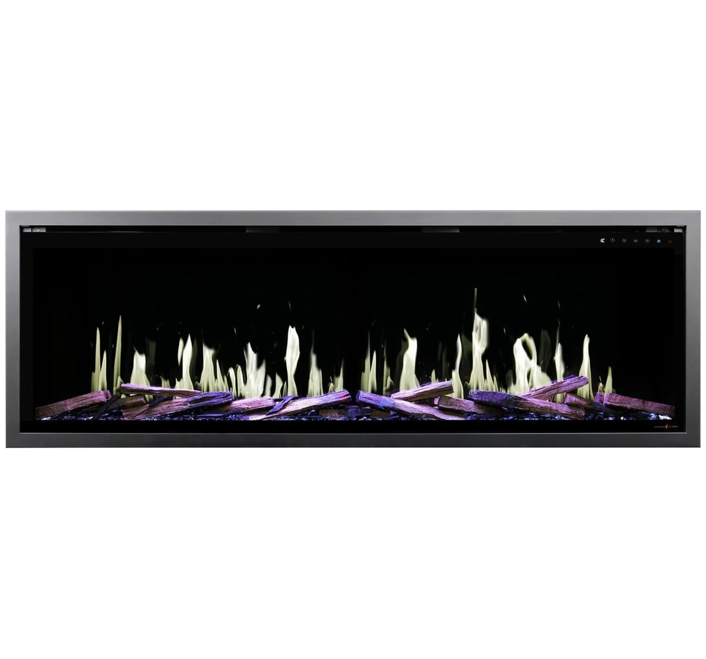 Modern Flames Orion V2 Slim 76" Heliovision Virtual Smart Built-In Electric Fireplace