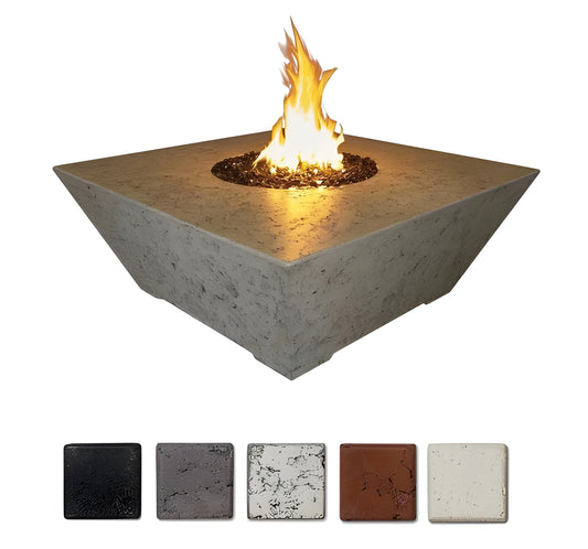 Grand Canyon Olympus 48 Inch x 48 Inch Black Natural Gas or Propane Square / Fire Table