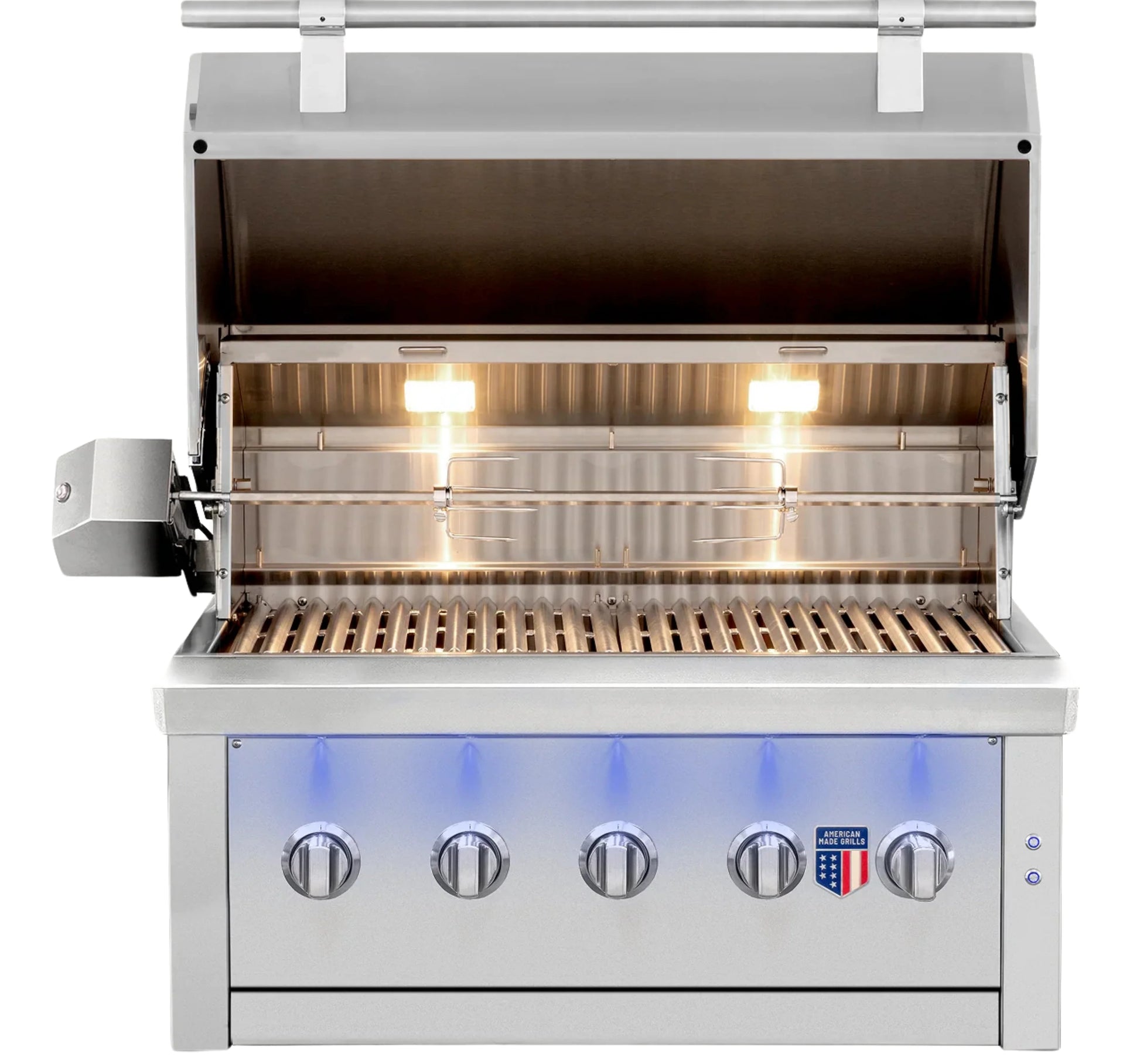 American Made Grills Ovation Built-In Hybrid Gas Grill