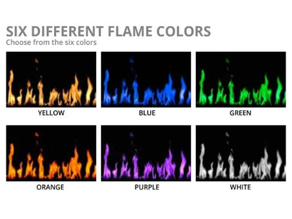 Modern Flames Orion Slim 52" Heliovision Built-in/Wall Mounted Virtual Linear Electric Fireplace