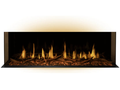 Modern Flames Orion Multi 100" Heliovision Built-in/Wall Mounted Virtual Linear Electric Fireplace