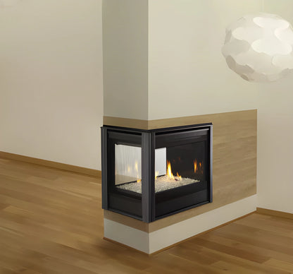 Majestic Pier 36" Traditional Multi-Sided Top/Rear Direct Vent Gas Fireplace with IntelliFire Touch Ignition System