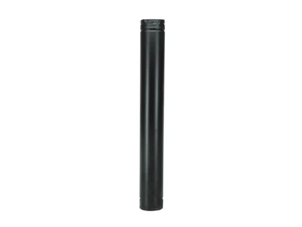 Majestic PelletVent Pro 3" x 6" Black Straight Pipe