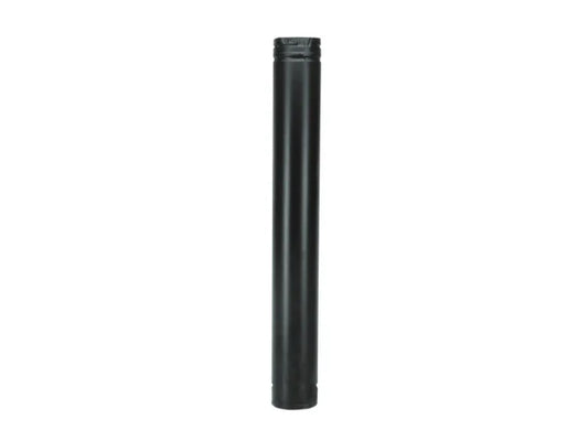 Majestic PelletVent Pro 4" x 6" Black Straight Pipe