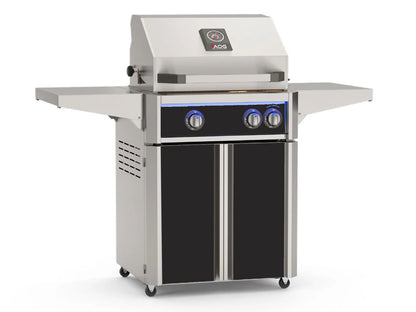 AOG L-Series 24" 2-Burner Portable Gas Grill with Backburner and Rotisserie Kit