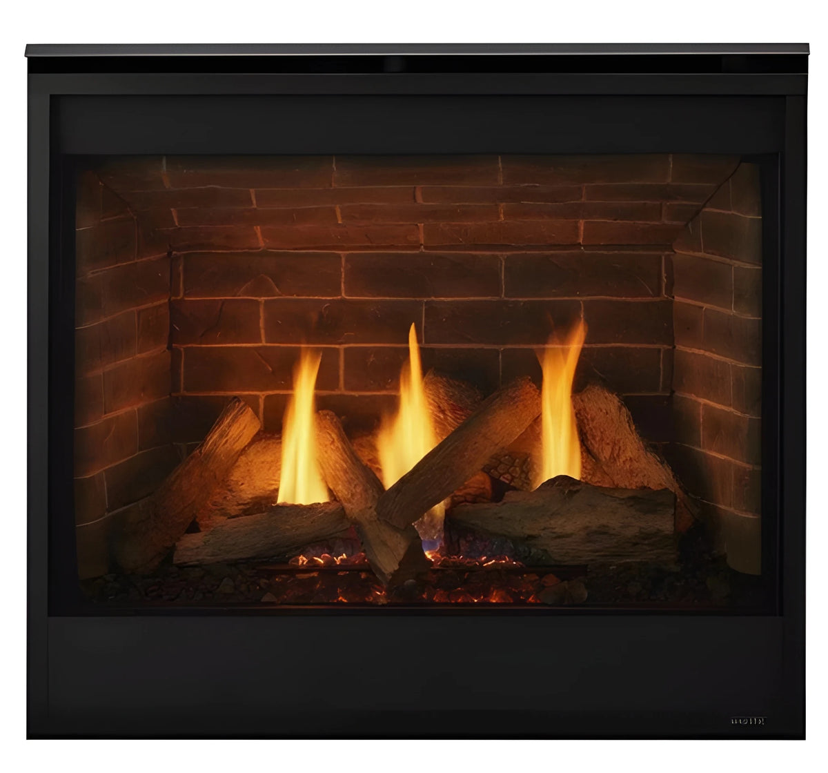 Majestic Quartz 36" Traditional Top/Rear Direct Vent Natural Gas Fireplace with IntelliFire Touch Ignition System