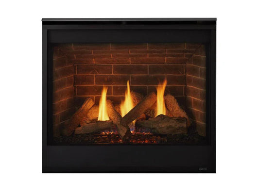 Majestic Quartz Platinum 36" Traditional Top/Rear Direct Vent Natural Gas Fireplace with IntelliFire Touch Ignition System