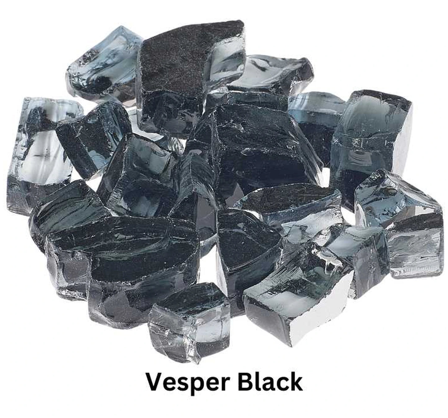 Grand Canyon Athena 1/2 Inch Indoor/Outdoor Reflective Crushed Fire Glass