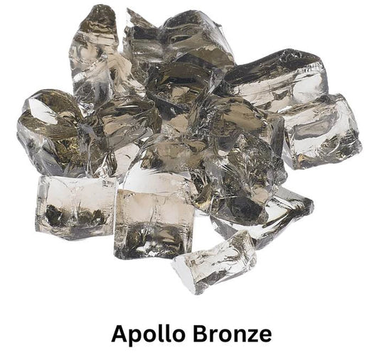 Grand Canyon Athena 1/2 Inch Indoor/Outdoor Reflective Crushed Fire Glass