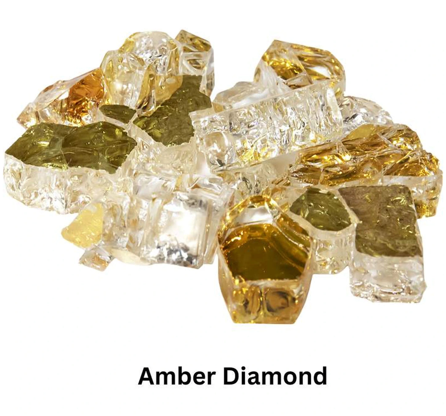 Grand Canyon Athena 1/2 Inch Indoor/Outdoor Reflective Crushed Fire Glass