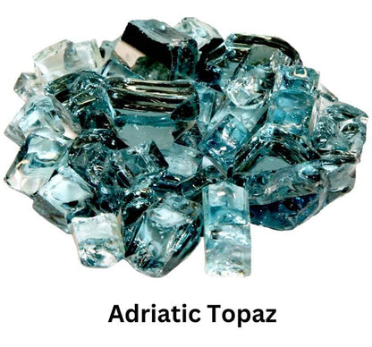Grand Canyon Athena 1/2 Inch Indoor/Outdoor Reflective Crushed Fire Glass
