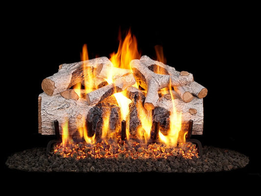 Real Fyre Charred Mountain Birch 30" Direct Vent Gas Log Set