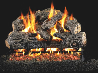 Real Fyre Charred Split 18/20" Vented Gas Log Set