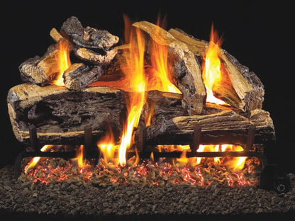 Real Fyre Charred Split 18/20" Vented Gas Log Set