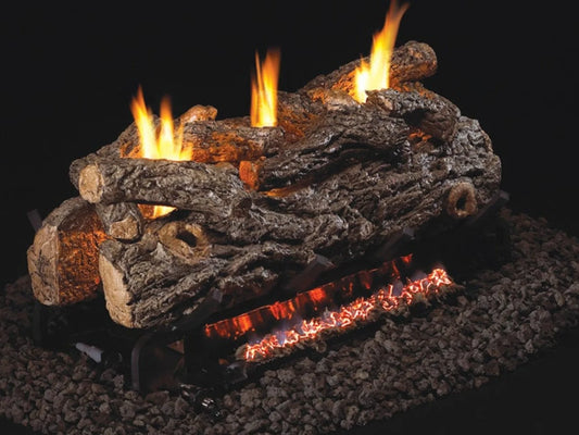 Real Fyre Golden Oak Designer 24″ See Thru Vent Free Gas Log Set