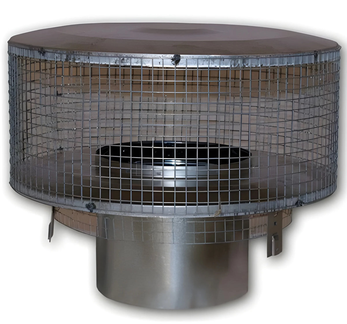 Superior Round Top-Termination Cap With Mesh Screen for 8" Chimney