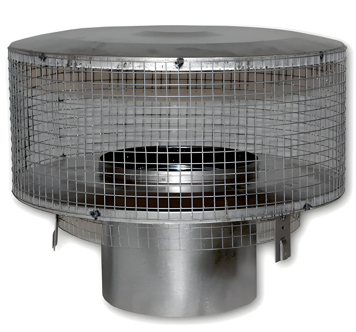 Superior Hi-Temp Round Top with Mesh Screen for 8" Wood Burning Chimney
