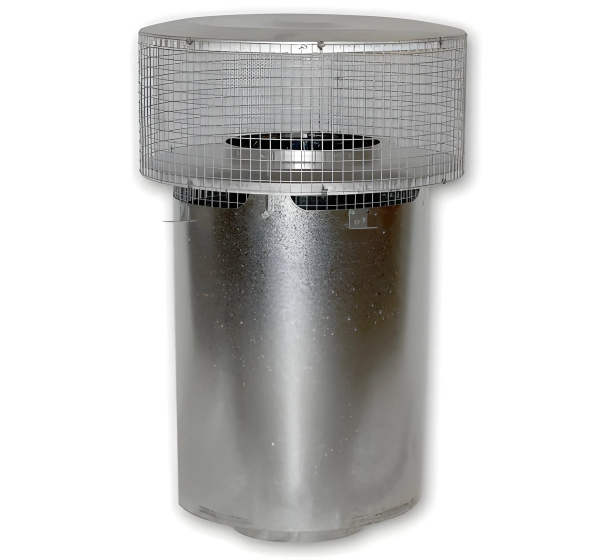 Superior Hi-Temp Round Top with Mesh Screen and Slip Section for 8" Wood Burning Chimney