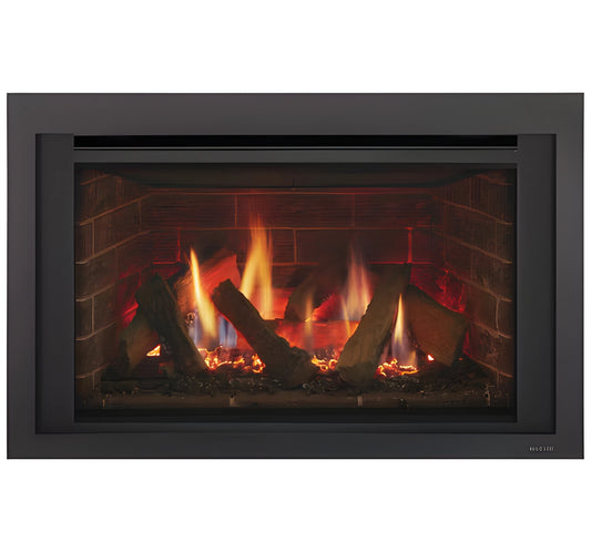 Majestic Ruby 30 to 35 Inch Traditional Direct Vent Natural/Propane Gas Fireplace Insert with IntelliFire Touch Ignition System