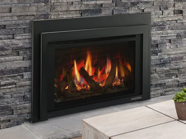 Majestic Ruby Platinum Medium 30" Direct Vent Natural Gas Fireplace Insert with IntelliFire Touch & Remote