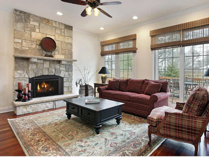 Majestic Ruby Platinum Medium 30" Direct Vent Liquid Propane Gas Fireplace Insert with IntelliFire Touch & Remote