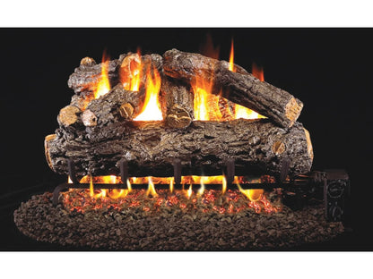 Real Fyre Rustic Oak Designer 30" Vented Gas Log Set