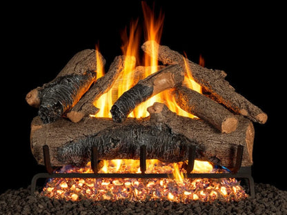 Real Fyre Charred Evergreen Oak 18/24/30" Direct Vent Gas Log Set