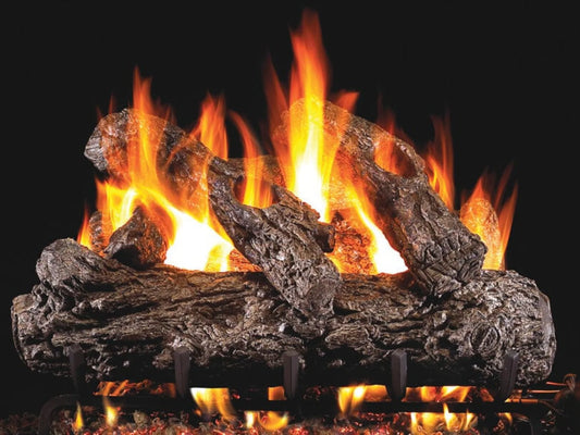 Real Fyre Rustic Oak 30" Vented Gas Log Set