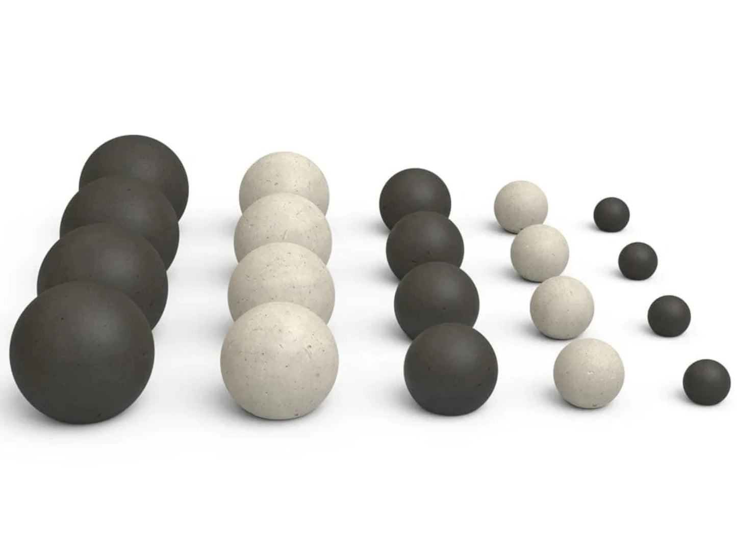 Real Fyre 6" 4 Pieces Epic Black Fyre Spheres