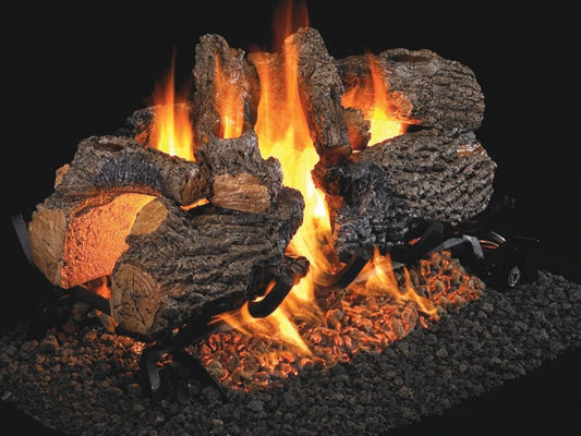 Real Fyre Charred Oak 16" Direct Vent See-Thru Gas Logs