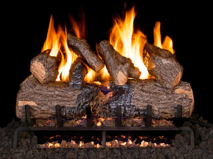 Real Fyre Charred Royal English Oak 36" Vented Gas Log Set