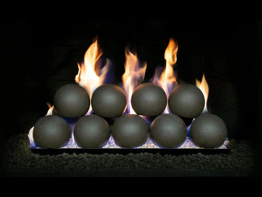 Real Fyre 30" 5″ Epic Black Fyre Spheres Set