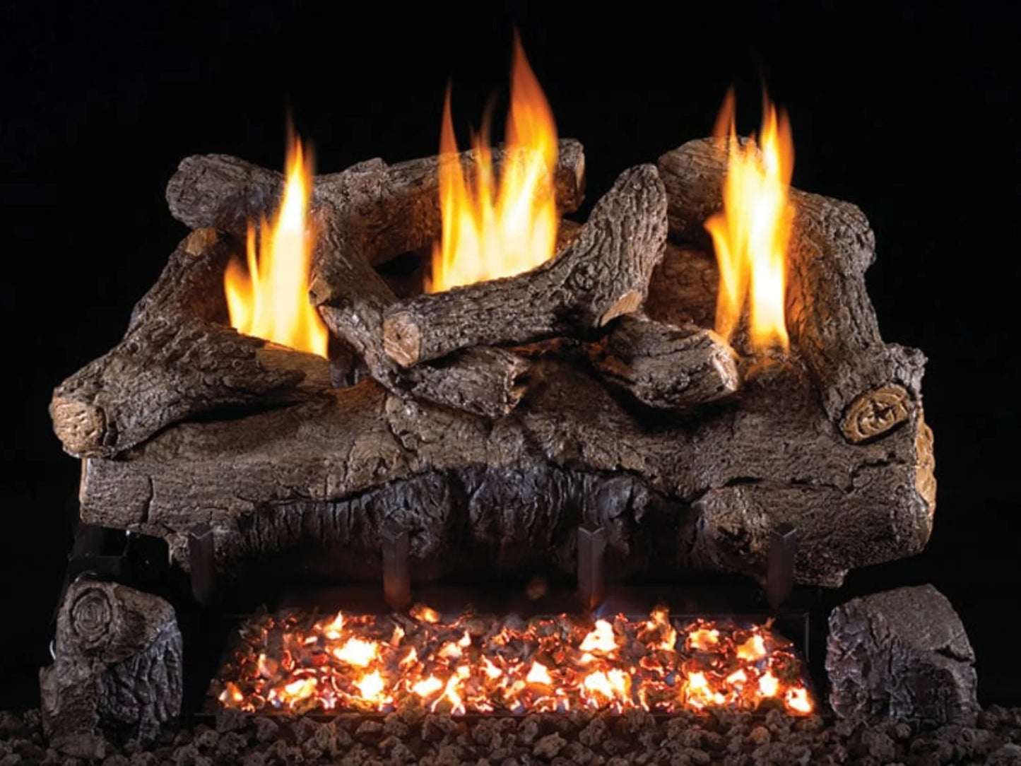 Real Fyre 24″ Evening Fyre Vent-Free Single View Gas Log Set