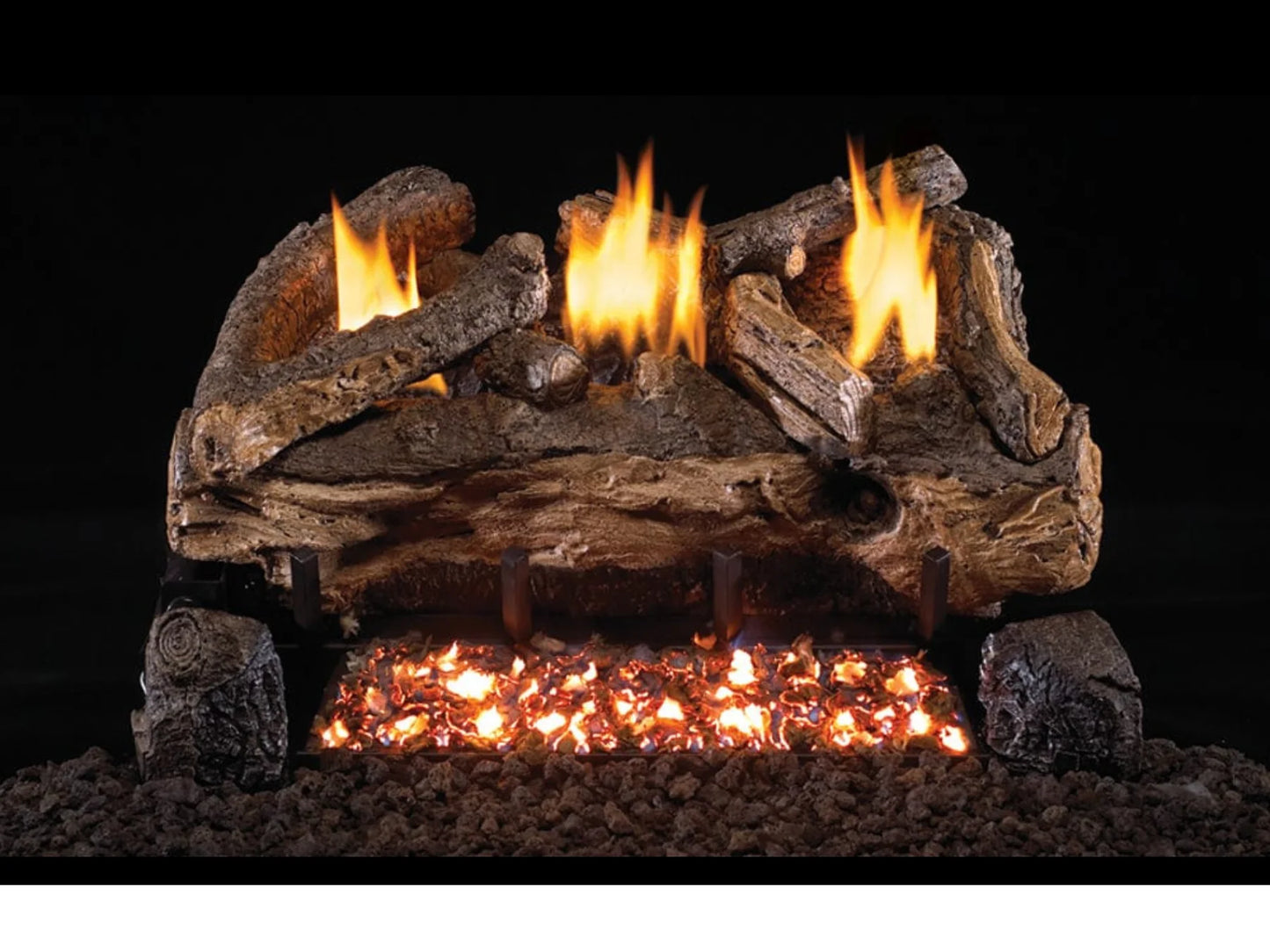 Real Fyre 24" Evening Fyre Split Vent-Free Gas Log Set