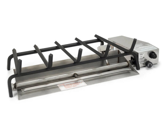 Real Fyre G45 Signature 36" Direct Vent Natural Gas Stainless Steel Burner Pan with Safety Valve