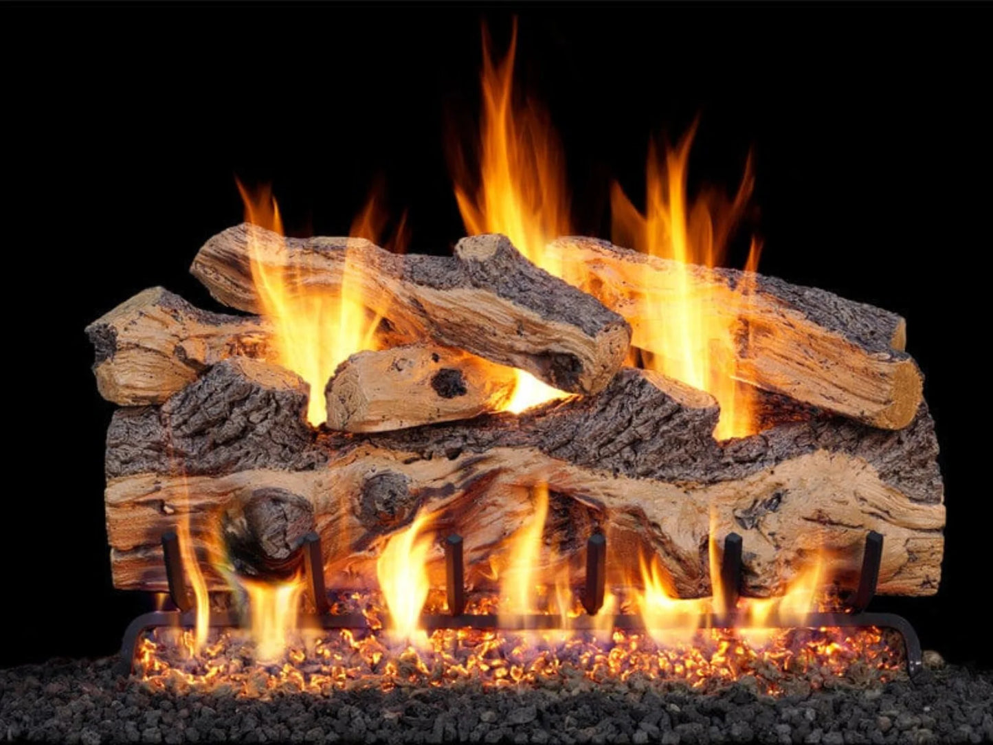 Real Fyre Designer 30" Gnarled Split Oak Vented Gas Log Set