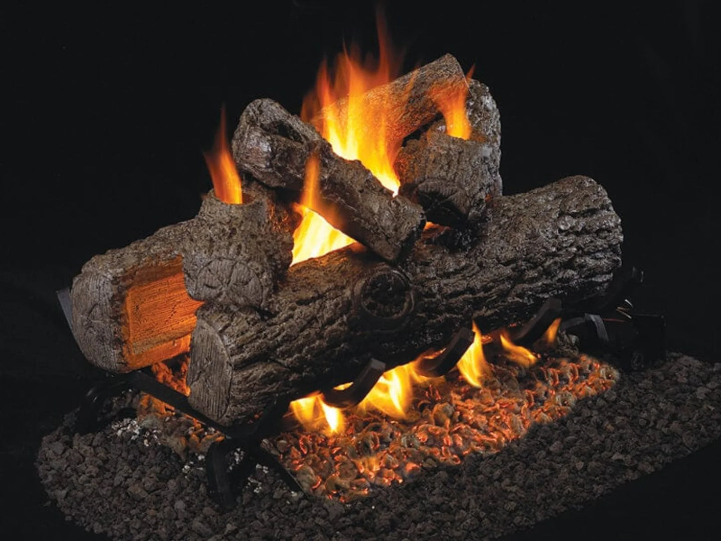 Real Fyre Classic Series 16" Golden Oak See-Thru Vented Gas Logs