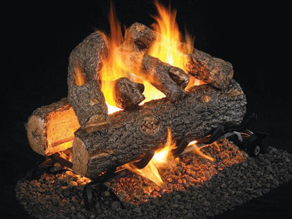 Real Fyre Golden Oak Designer Plus 60" See-Thru Vented Gas Log Set