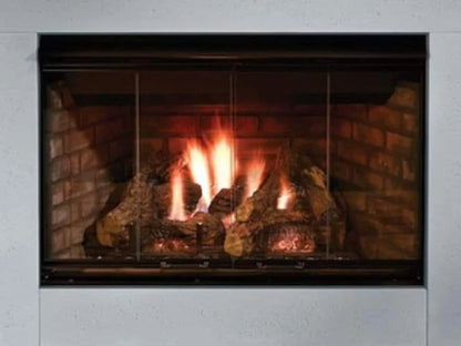 Majestic Reveal 36" Traditional Open Hearth B-Vent Natural Gas Fireplace with IntelliFire Ignition System and Traditional Refractory