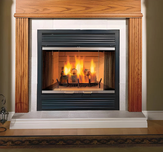 Majestic Sovereign 42" Heat Circulating Traditional Wood Burning Fireplace